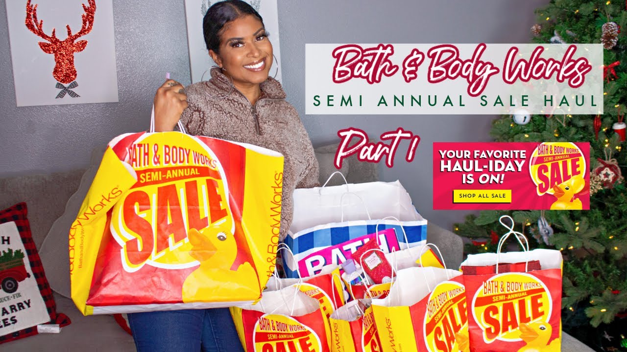 BATH & BODY WORKS SAS HAUL PART 1 | Semi Annual Sale Winter 2020