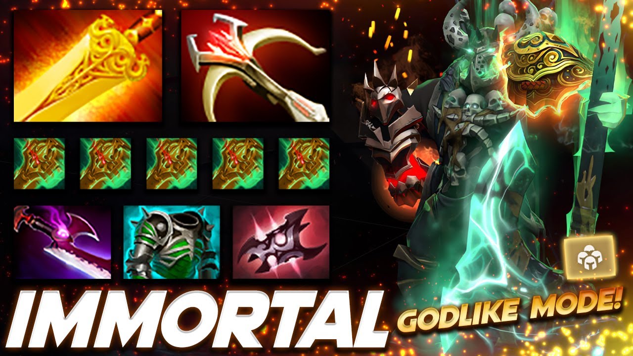 Wraith King Immortal Godlike Mode - Dota 2 Pro Gameplay [Watch & Learn]