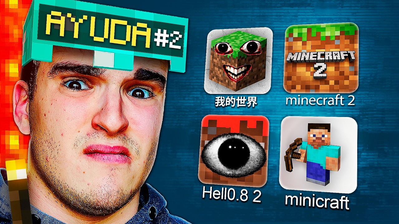 Probé 100 VIRUS de MINECRAFT en mi CELULAR #2 💀