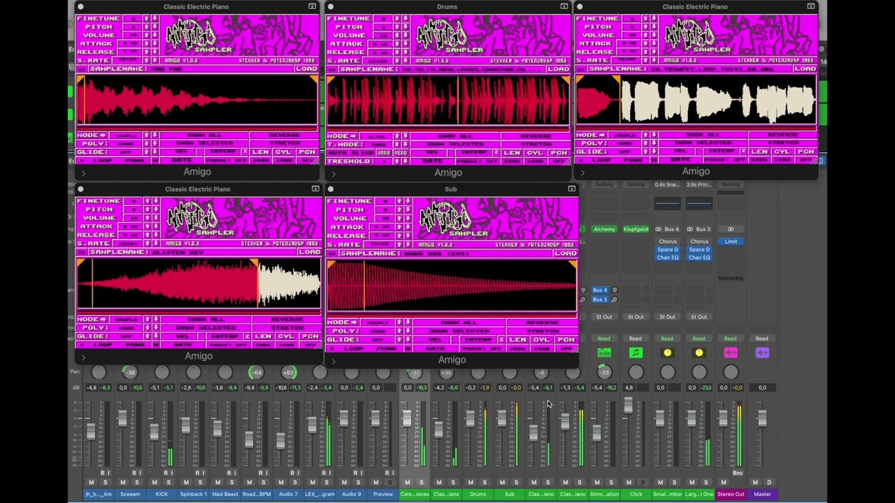 Reeeaaal Murda - Sylvester Sound Selecta (amigo sampler + logic pro x)