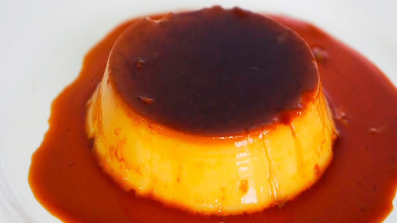Flan de huevo casero