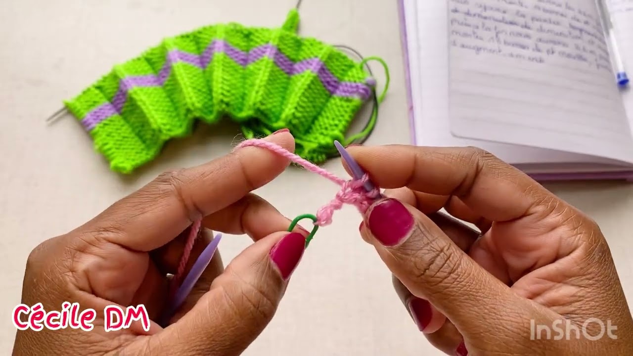 Point Plissé au tricot (02) 