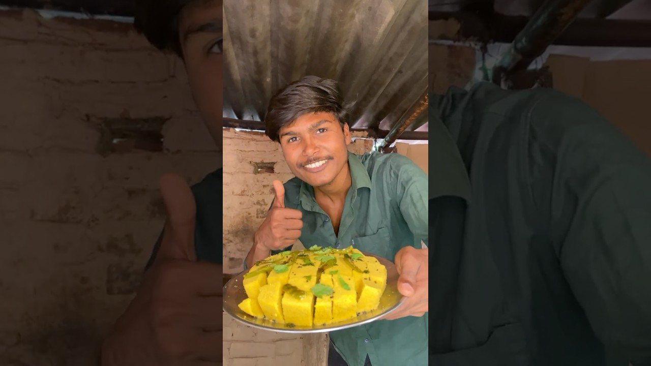 dhokla recipe 😍 #minivlog #shorts