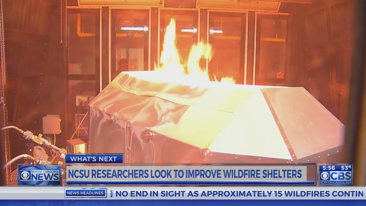 NC State lab uses 'fire chamber' to test protection for firefighters