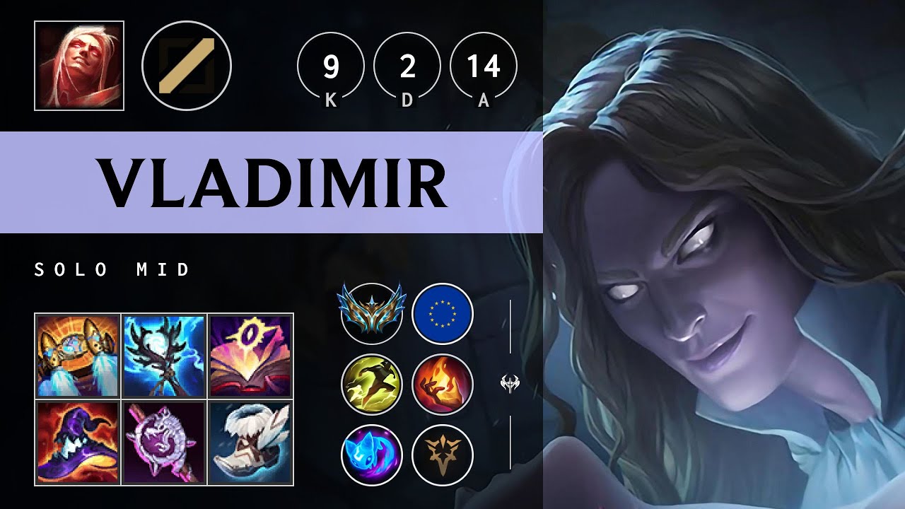 Vladimir Mid vs Akshan - EUW Challenger Patch 25.20