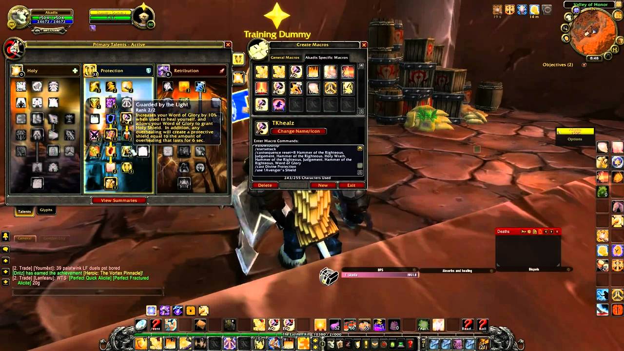 *Paladin Tank Macros* !!READ THE DESCRIPTION for the new updated MACROS!!