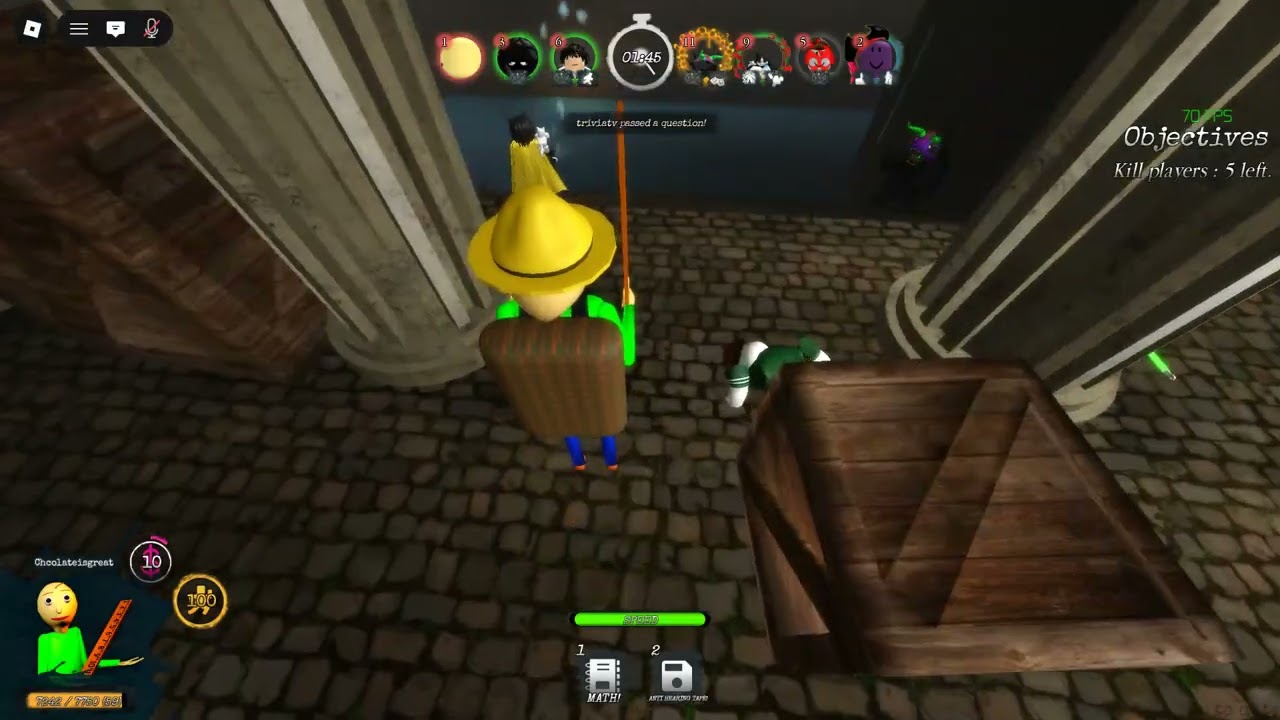 Pillar Chase 2: how to win as every monster (Part 3: Baldi)