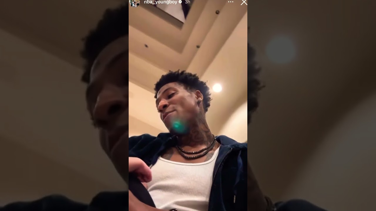 NBA YOUNGBOY INSTAGRAM STORY 2022