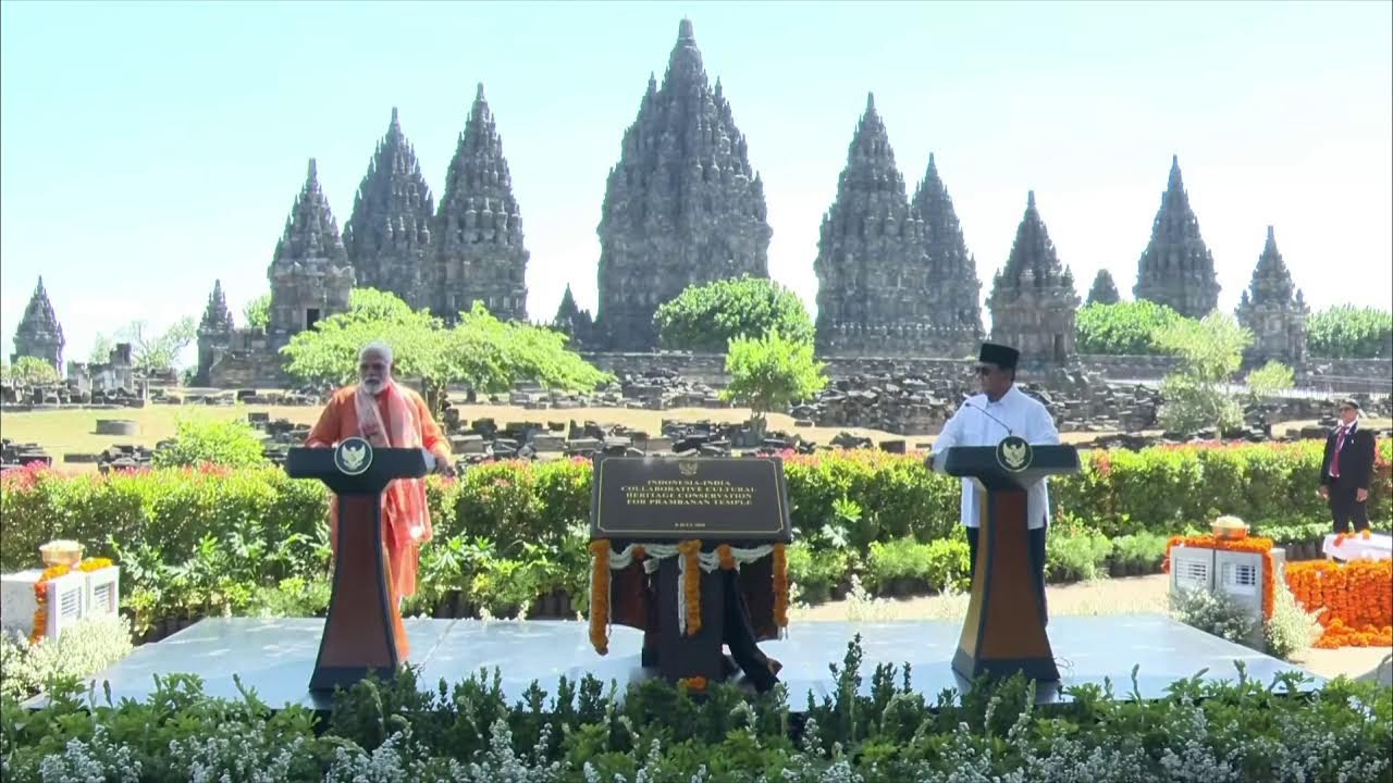 PM Modi&rsquo;s Remarks at the Inauguration of the Prambanan Temple Restoration Project in Yogyakarta