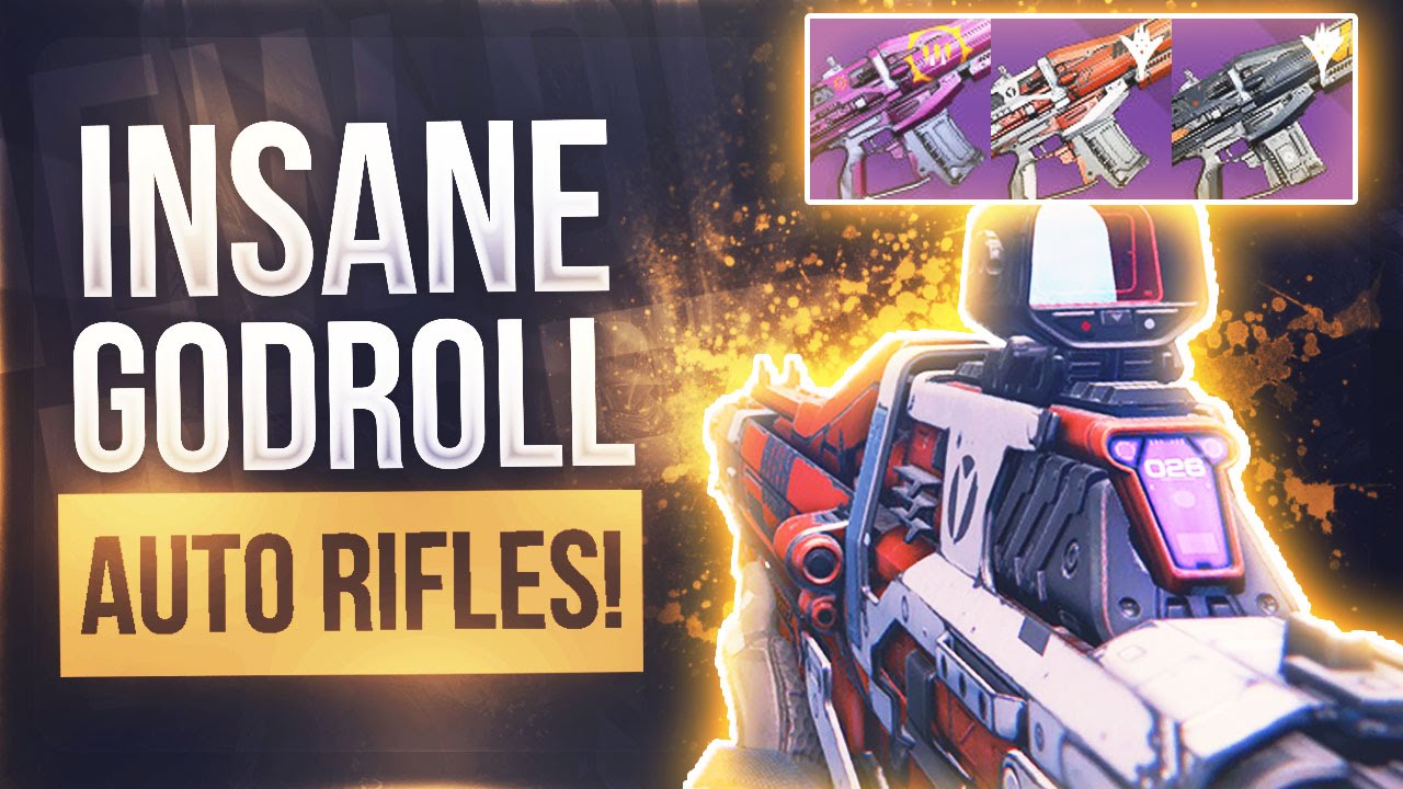 Destiny CRAZY GODROLL AUTO RIFLES FOR RISE OF IRON - Destiny Best Legendary Auto Rifles
