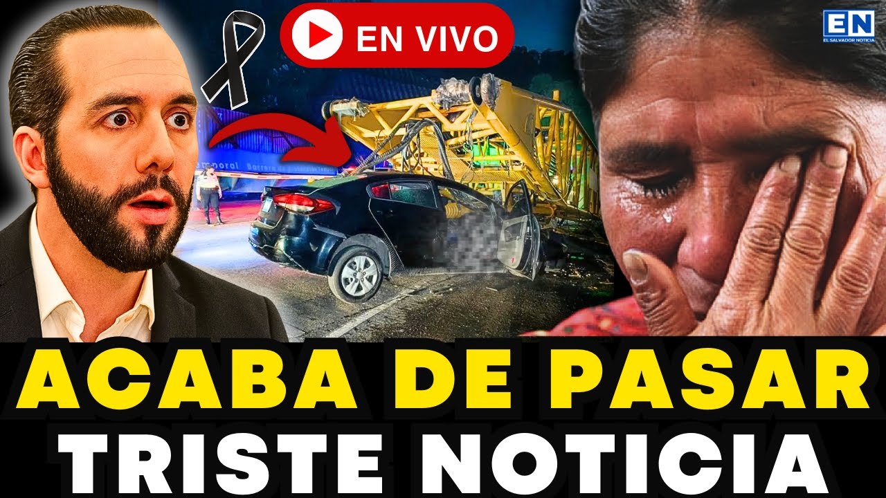 EL PUEBLO LLORA Y ESTA DE LUTO TRAGICO AACIDENTE ACABA DE PASAR EN EL SALVADOR