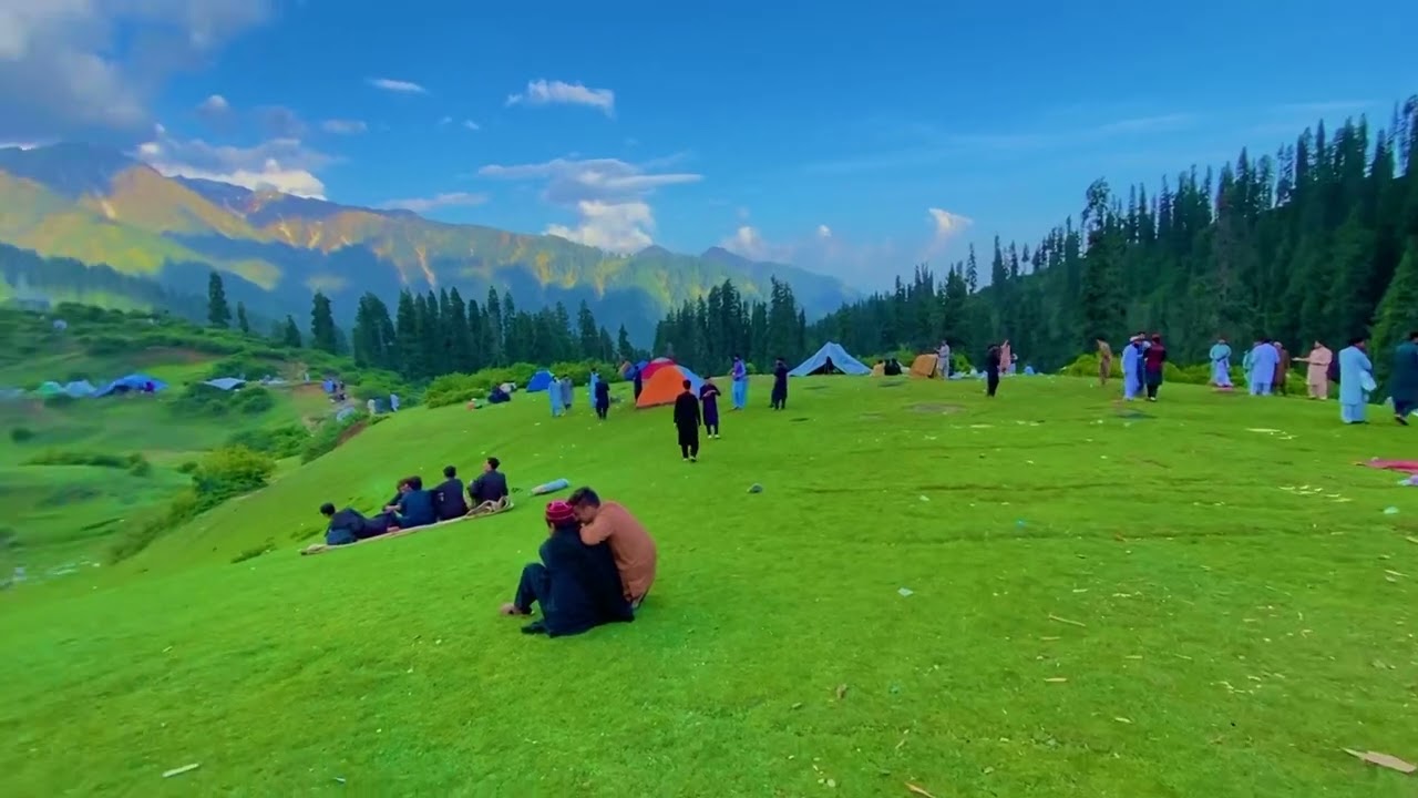 Beautiful greenery of gabeen jabba swat.