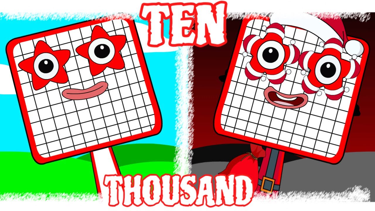 My Sprunki OC: Ten Thousand (from Numberblocks)