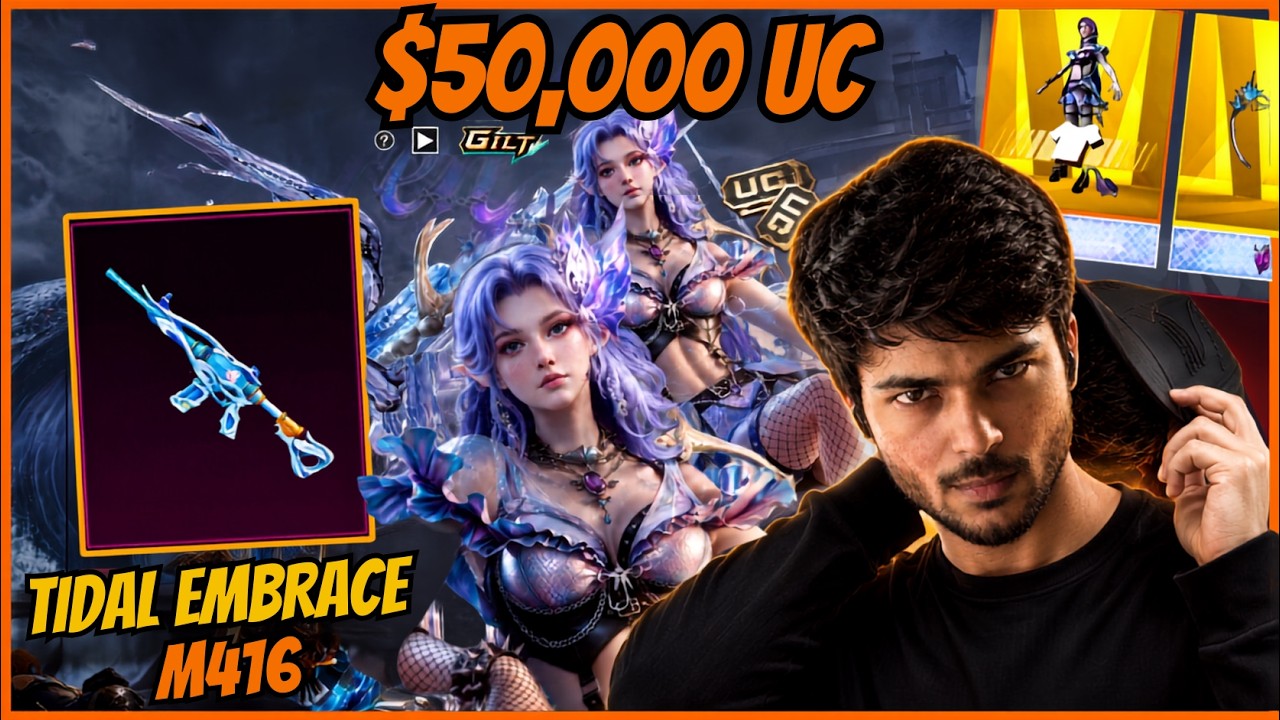 😱$50000 UC Crate Opening New Ultimate And Tidel M416 | BGMI LIVE