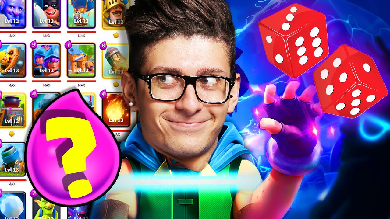 I DADI DECIDONO IL MIO MAZZO SU CLASH ROYALE !!