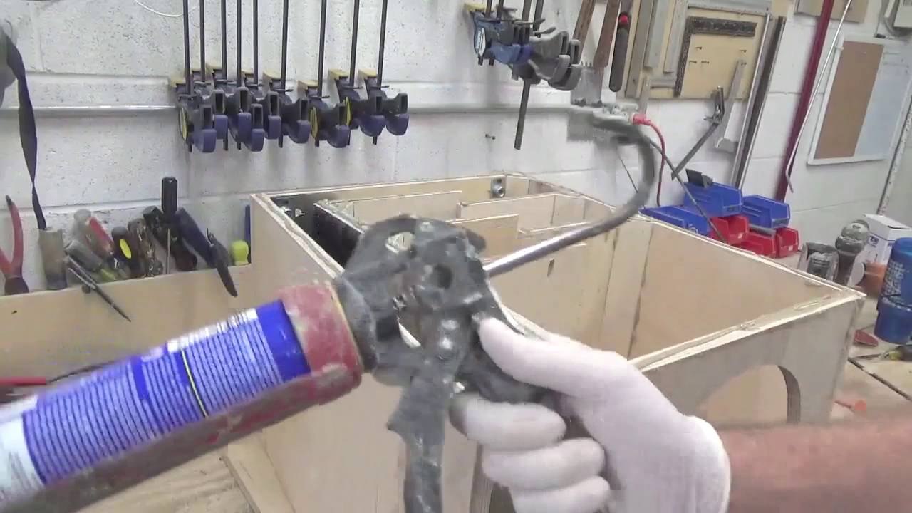 Cabinet Glue Up with PL Adhesive