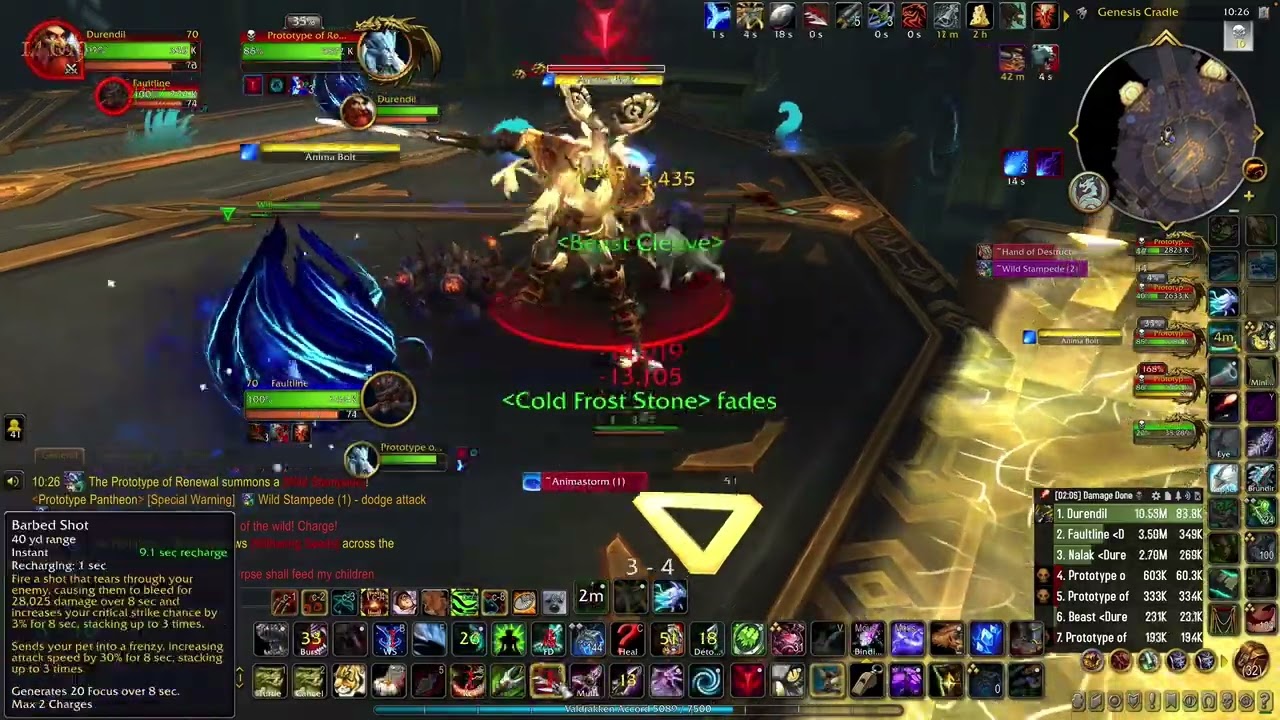 Hunter solo - Durendil vs Prototype Pantheon Heroic