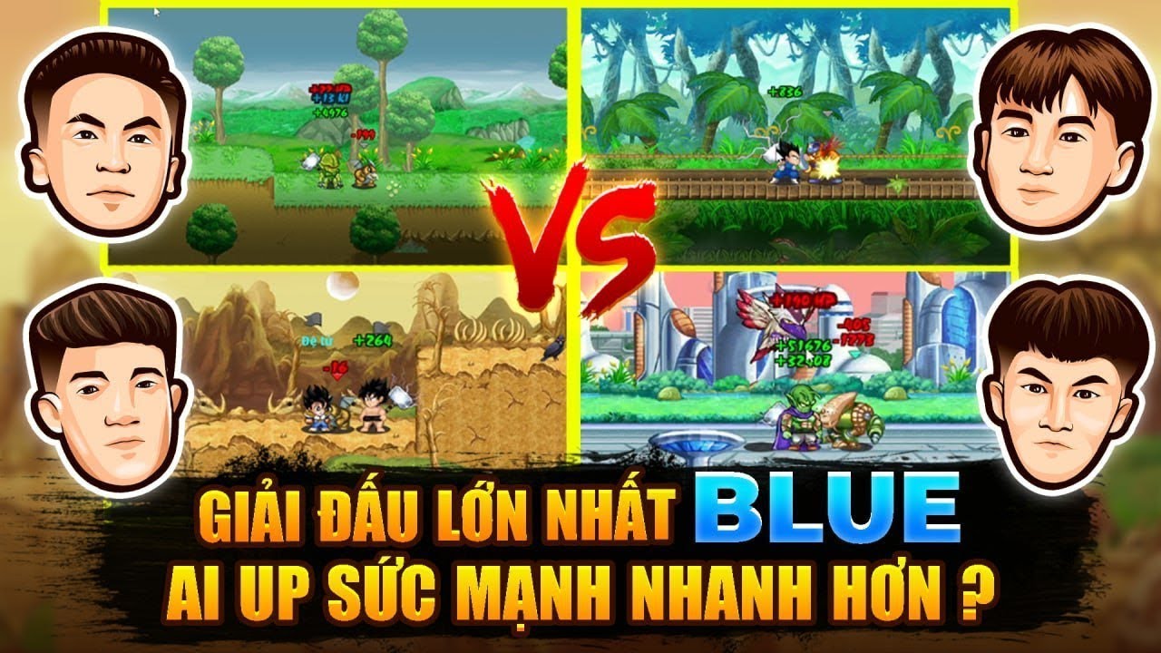 NROBLUE - GIẢI ĐẤU LỚN NHẤT BLUE, AI UP SỨC MẠNH NHANH HƠN ?