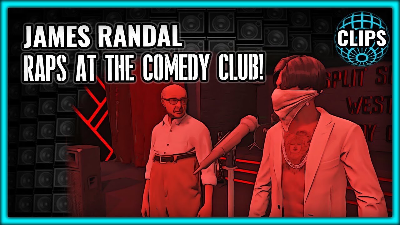 JAMES RANDAL RAPS AT THE COMEDY CLUB!