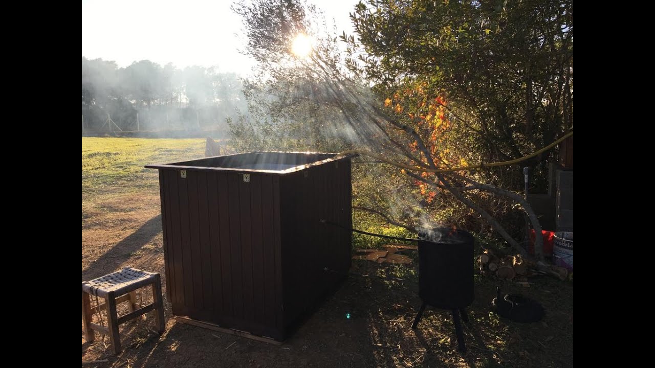 Como hacer Spá de agua caliente/How to make your own hot tub