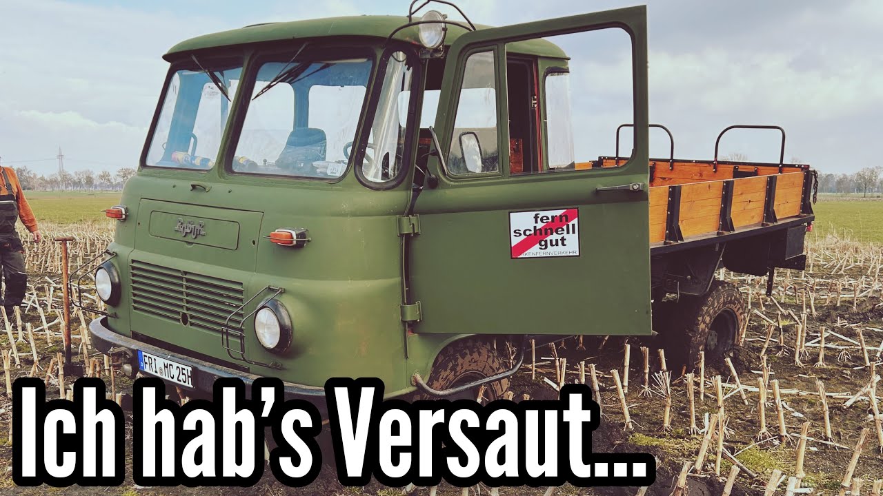 Nach 30 SEKUNDEN aufm Feld VERSENKT… Robur Offroadtest geht SCHIEF! | Spezial Folge