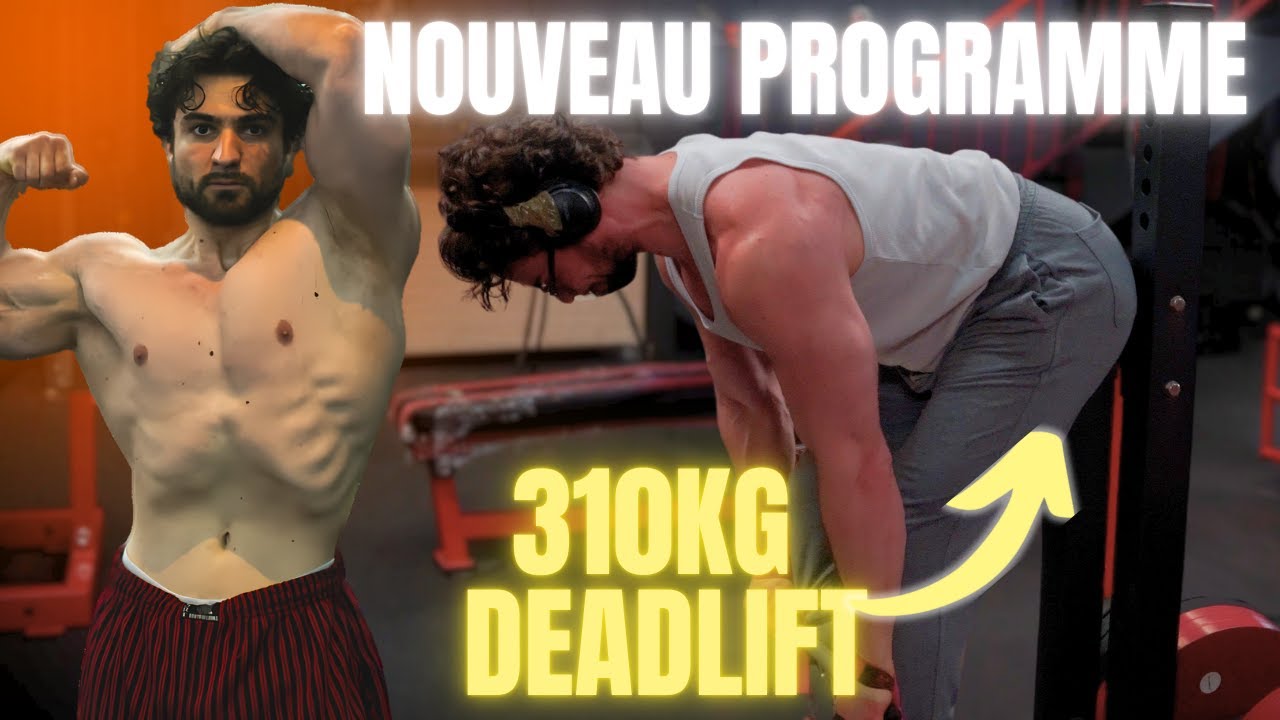 MON NOUVEAU PROGRAMME EN UPPER / LOWER (310kg deadlift)