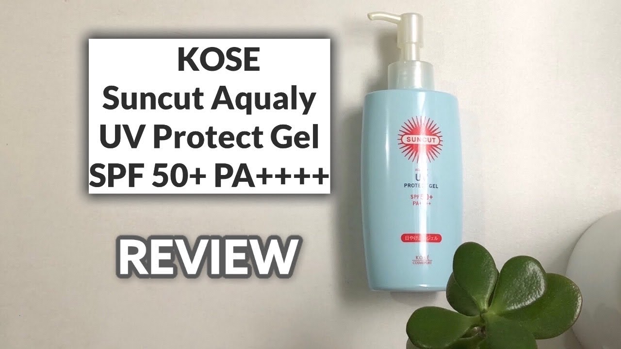 KOSE Suncut Aqualy UV Protect Gel Review