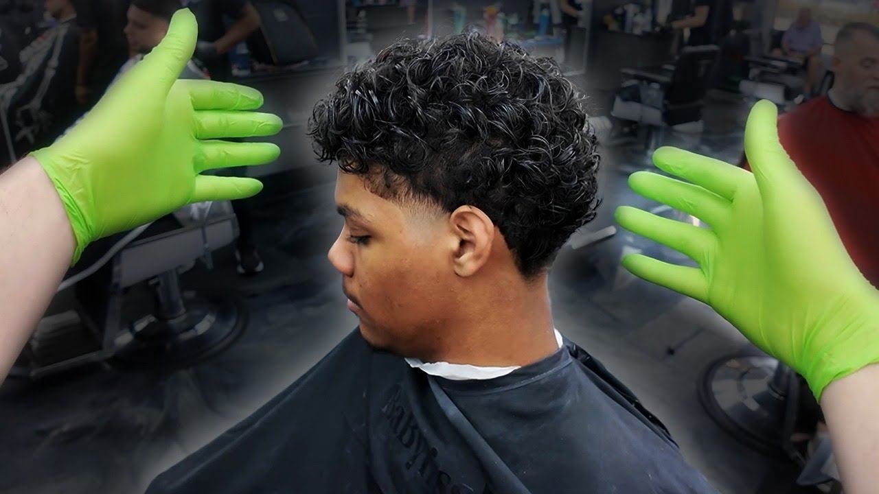 the CURLY SCISSOR haircut POV tutorial