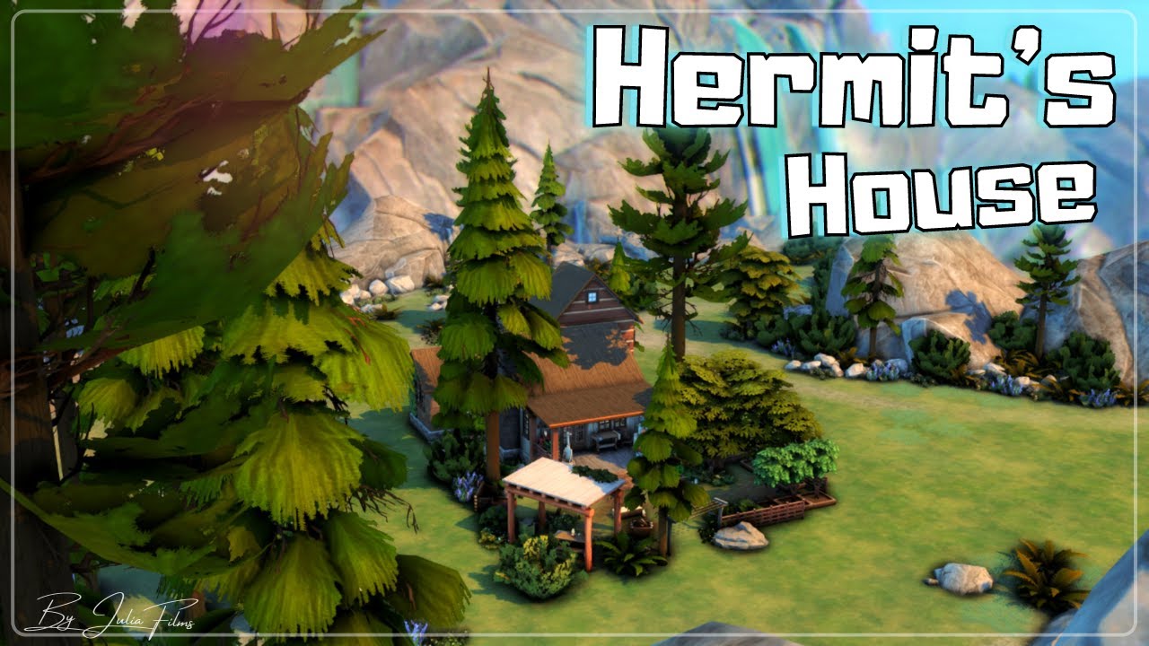 Дом отшельника🌲│Строительство│Hermit's House│SpeedBuild│NO CC [The Sims 4]