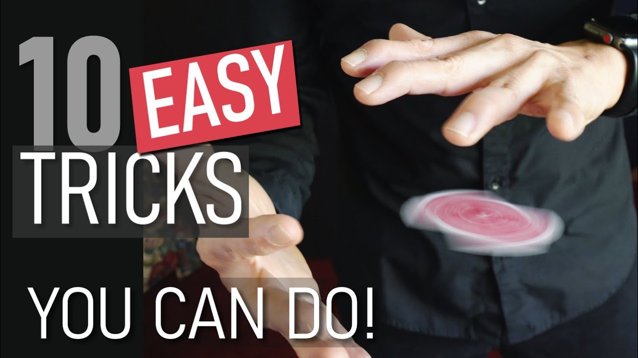 Easy Magic Tricks for Beginners to Do at Home - 10 Magic Tricks You Can Do, Levitating Card: