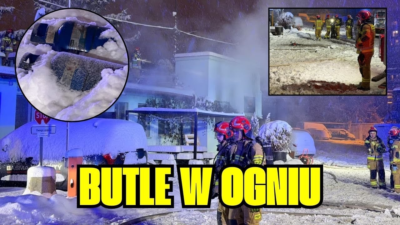 Pożar w lokalu z burgerami w Warszawie. Wyniesiono butle gazowe
