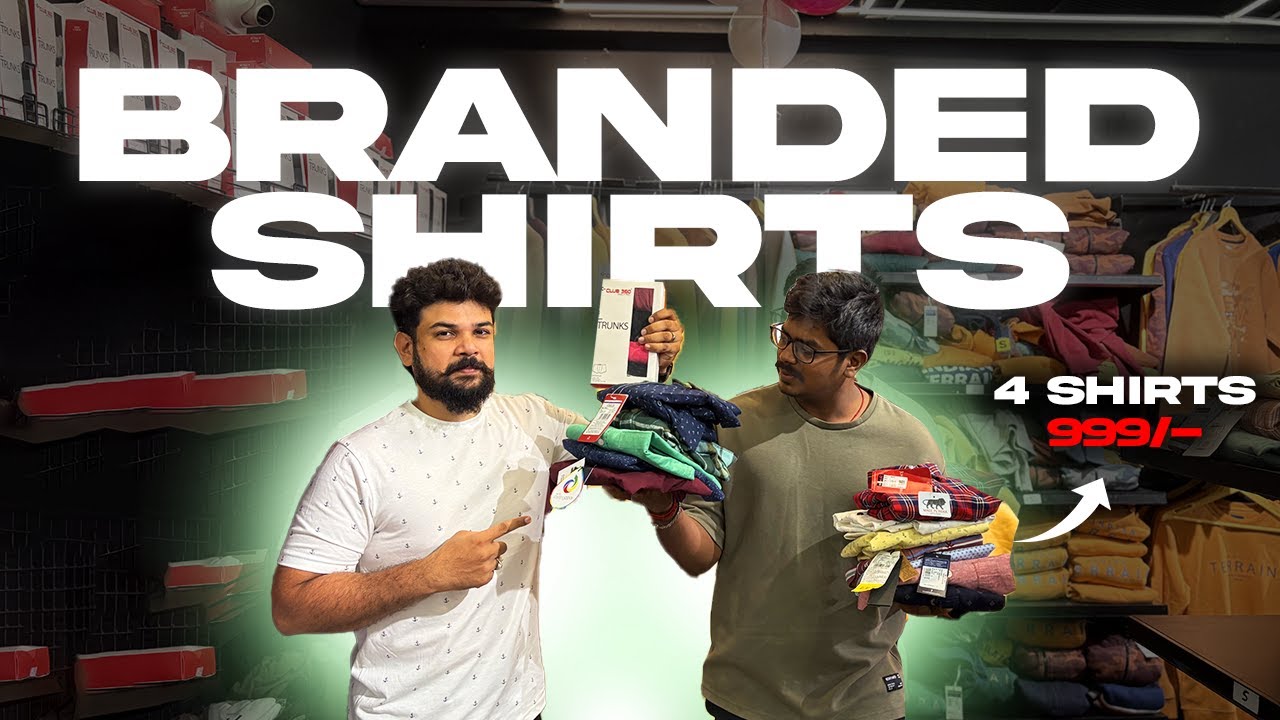 தரமான Branded Shirts at Club 360 Mens Wear | 4 Shirts 999/- only | Yours Randomly Shriram