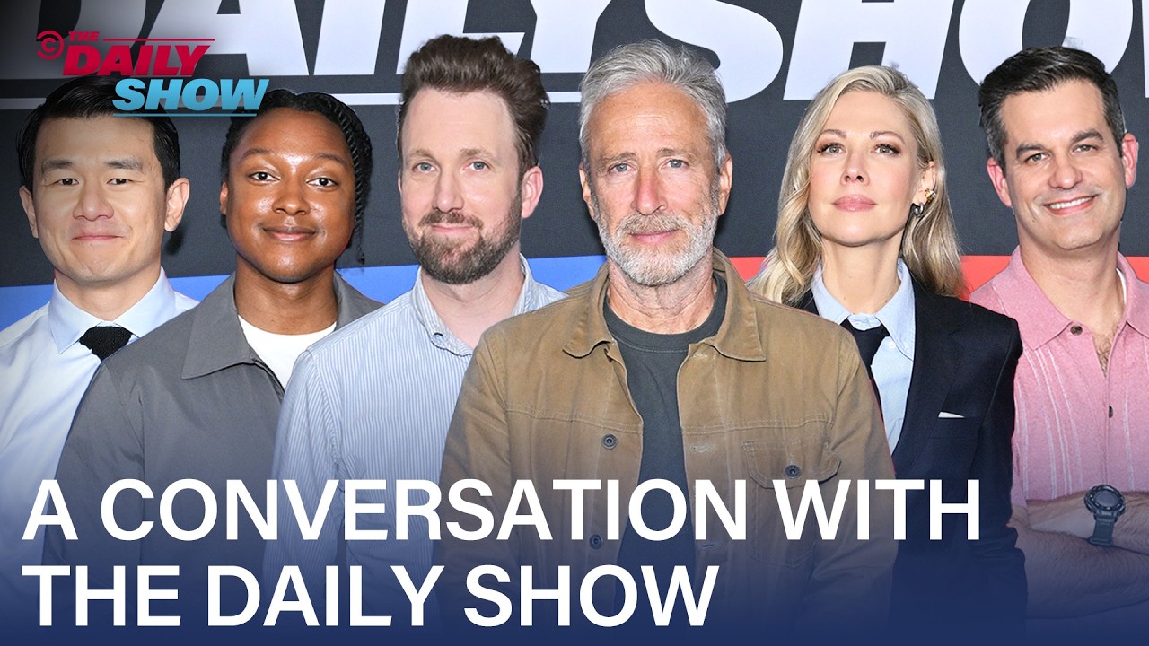 Jon Stewart & Team Talk AI, Fox News, the Writing Process and MAGA Rallies &ndash; FYC | The Daily Show