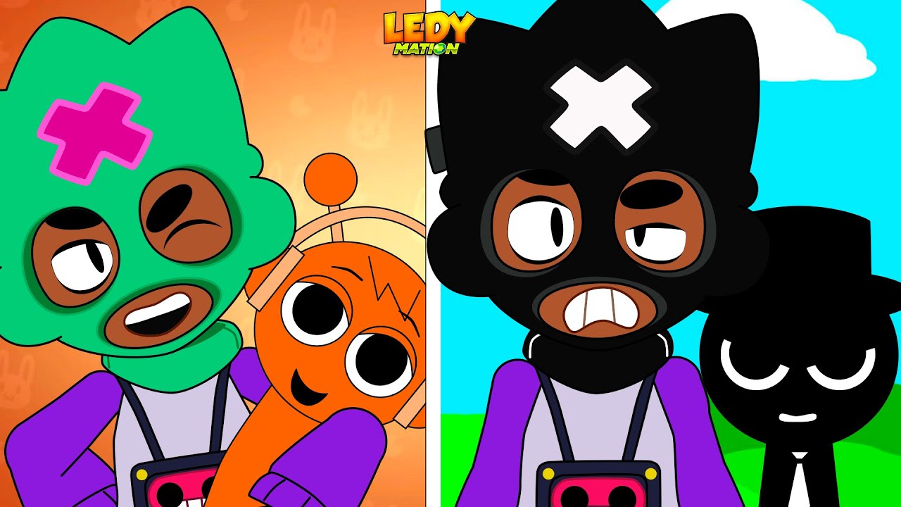 🛹OLLIE & SPRUNKI OREN🛹 Brawl stars y SPRUNKI Incredibox -  LEDYMATION