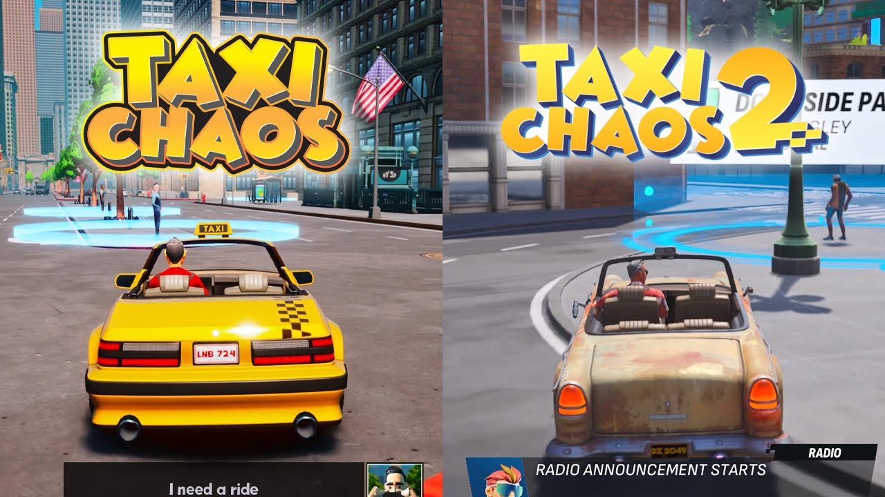 Taxi Chaos vs Taxi Chaos 2 | Gameplay Comparison