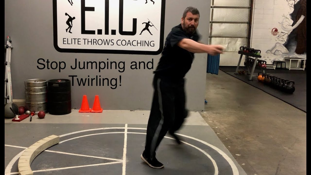 Don't Jump and Twirl in the Circle - Top 10 Discus and Rotation Mistakes and Corrections - Video #4
