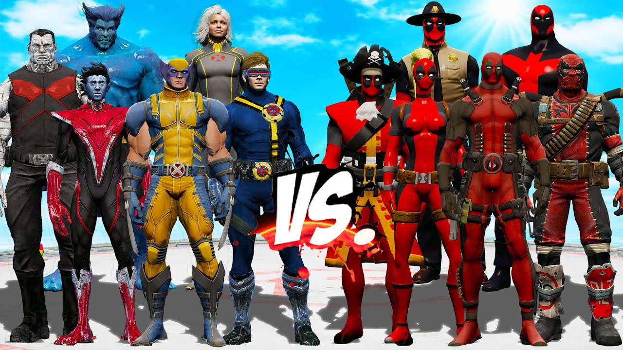 X-MEN vs TEAM DEADPOOL To 