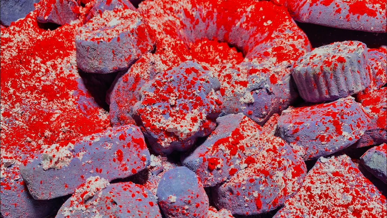 Giant chalk snap & crumble |Deep sounds|💜❤️