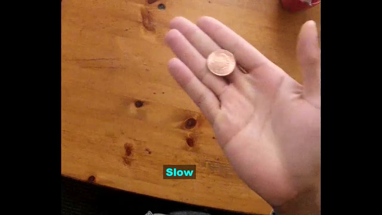 Dropping a Coin Onto a Table