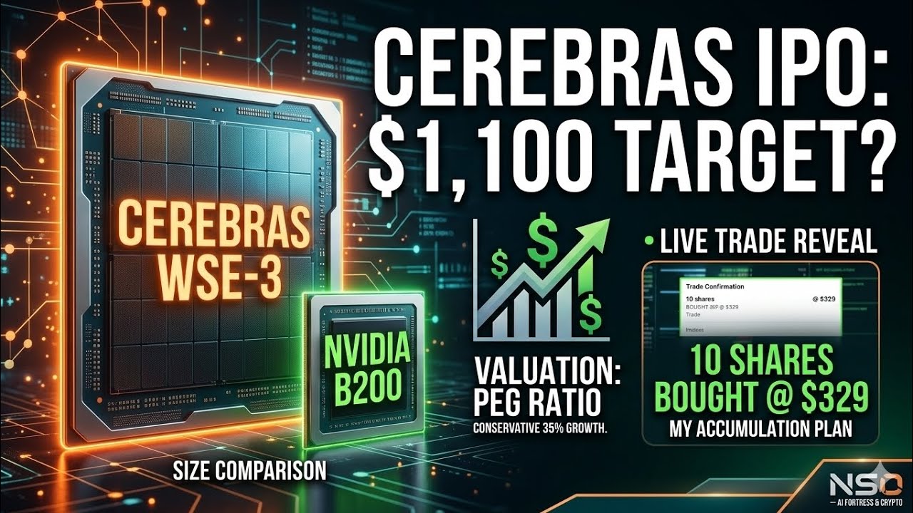 Cerebras ($CBRS) Real Valuation: Calculating the PEG Ratio & $1,100 Price Target