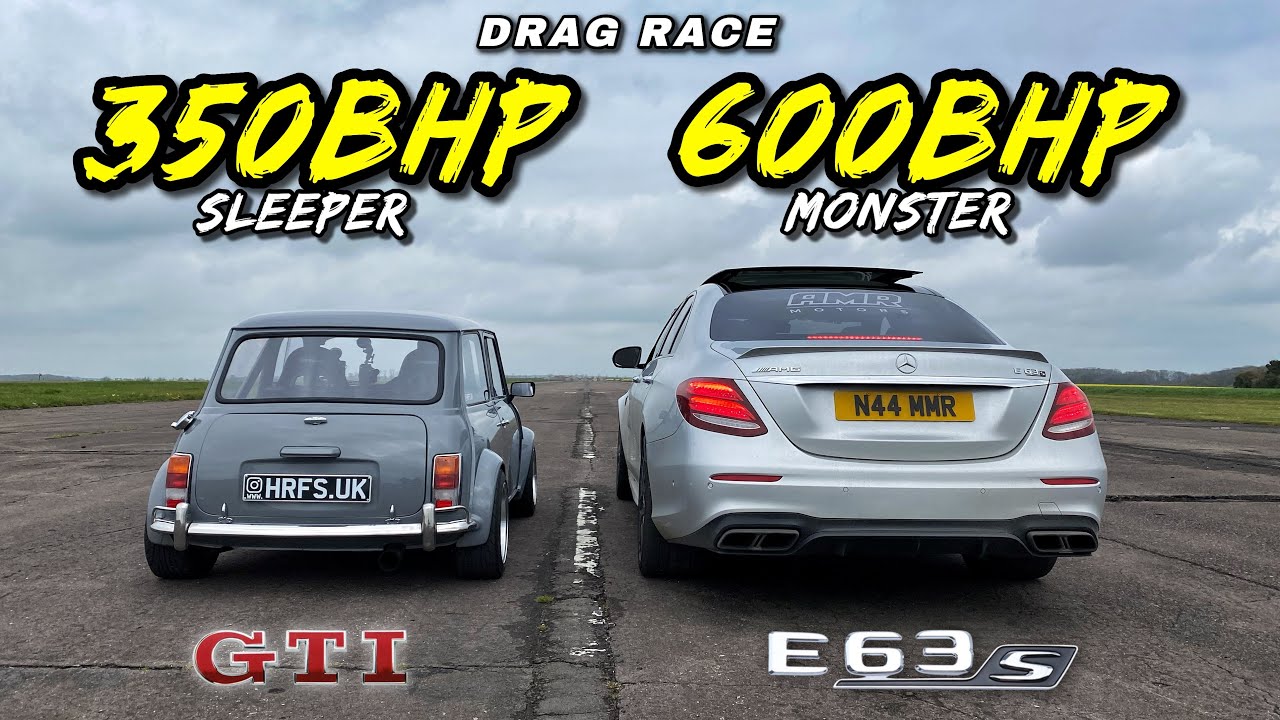 DAVID vs GOLIATH PT2..350HP DSG 2.0L MINI v 600HP MERC E63S AMG
