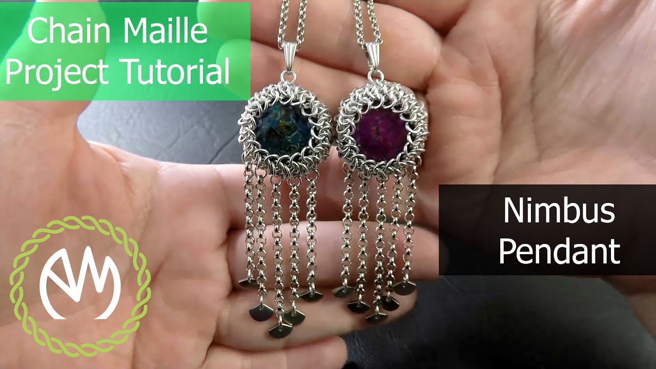 Chain Maille Project Tutorial - Nimbus Pendant