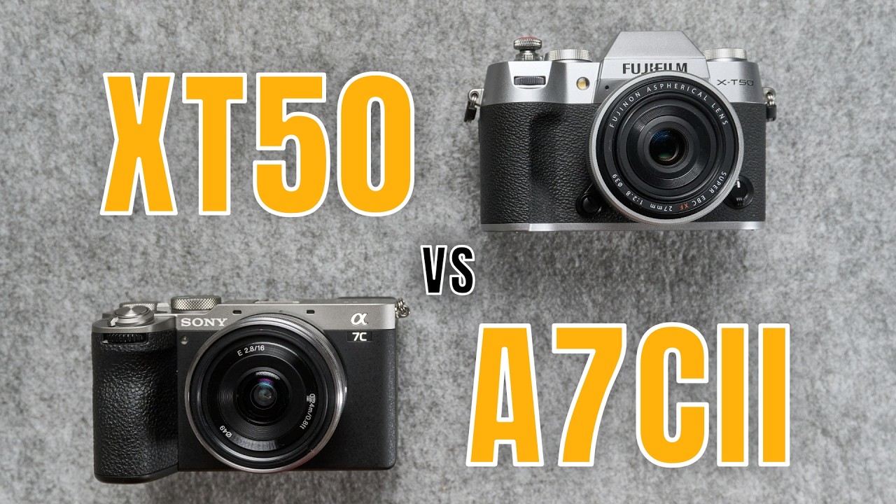 FUJI X-T50 vs. SONY A7CII: Which is Better?