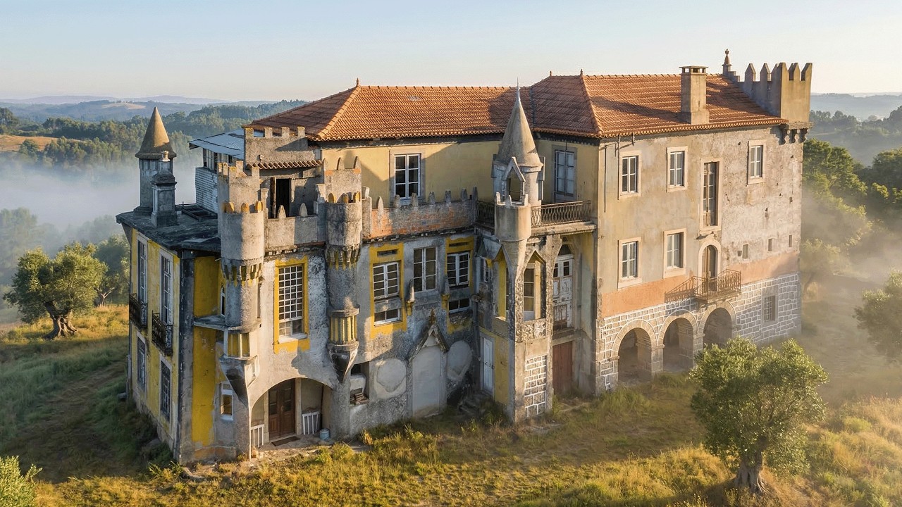 Abandoned Portuguese Fairytale Castle Constructed By A Single Man