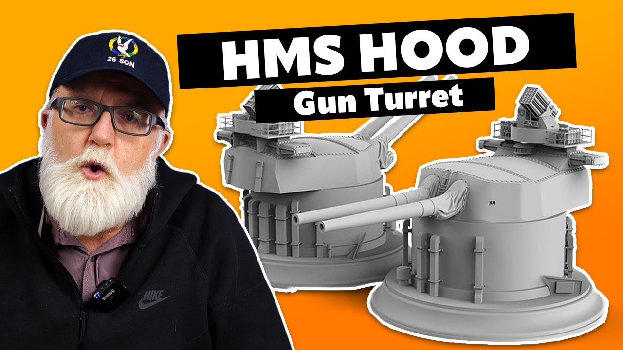 Unboxing the Ultimate HMS Hood Gun Turret Model | Takom Model Kits!