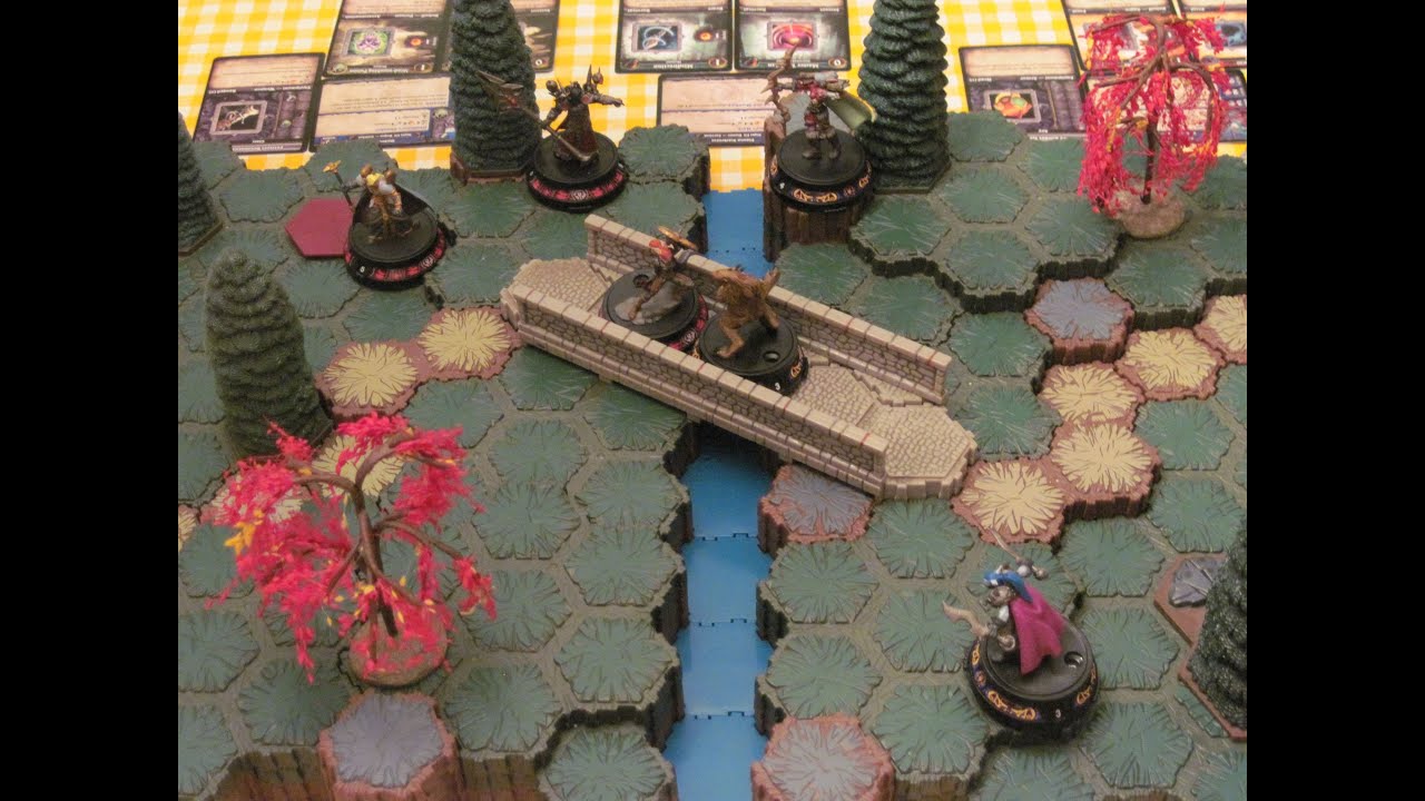 World of Warcraft Miniatures Battle Report: Night Elves Vs  Blood Elves Part 2