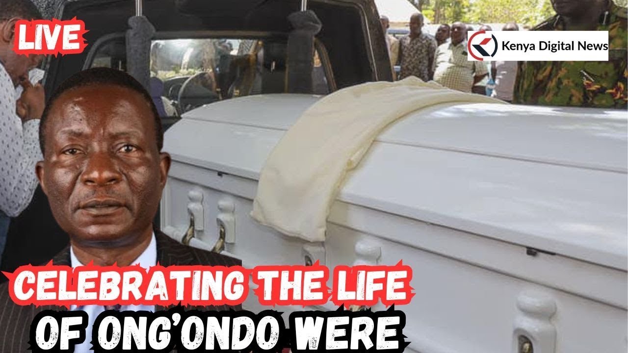 LIVE: Late Kasipul MP Charles Ong'ondo Were's funeral Procession in Homa Bay!!