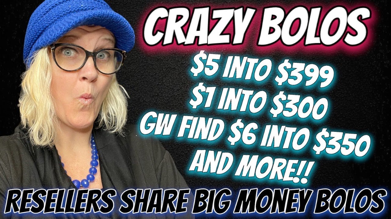 Goodwill Find $6 into $350 Resellers Share Big Money BOLOs What Sold