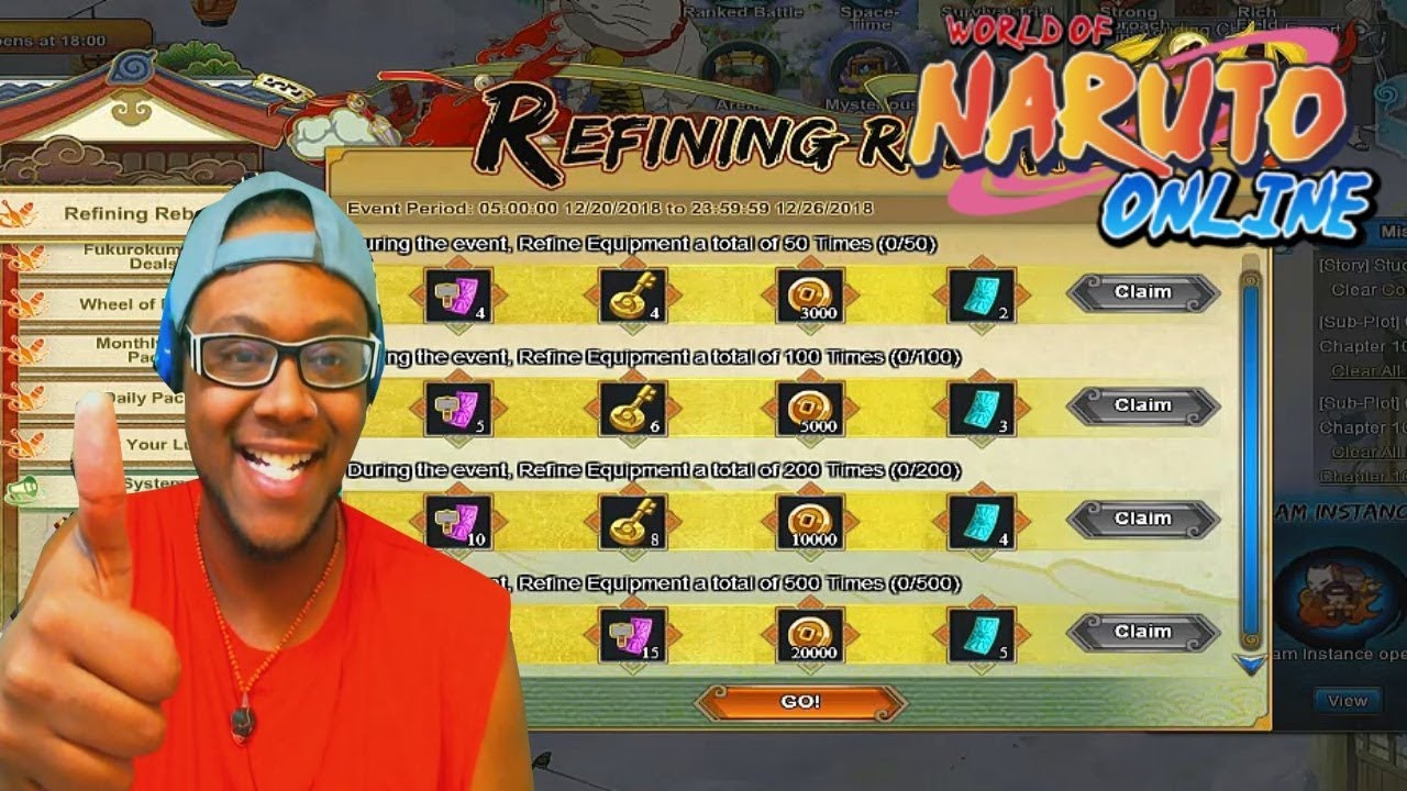 Naruto Online: 500 Refine Rebate/ Hope You Had a Good Christmas