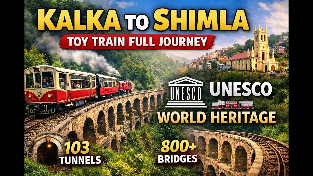 Kalka to Shimla 2026| Shivalik Deluxe Express Full Travel Experience | @travelenjoyingnature,
